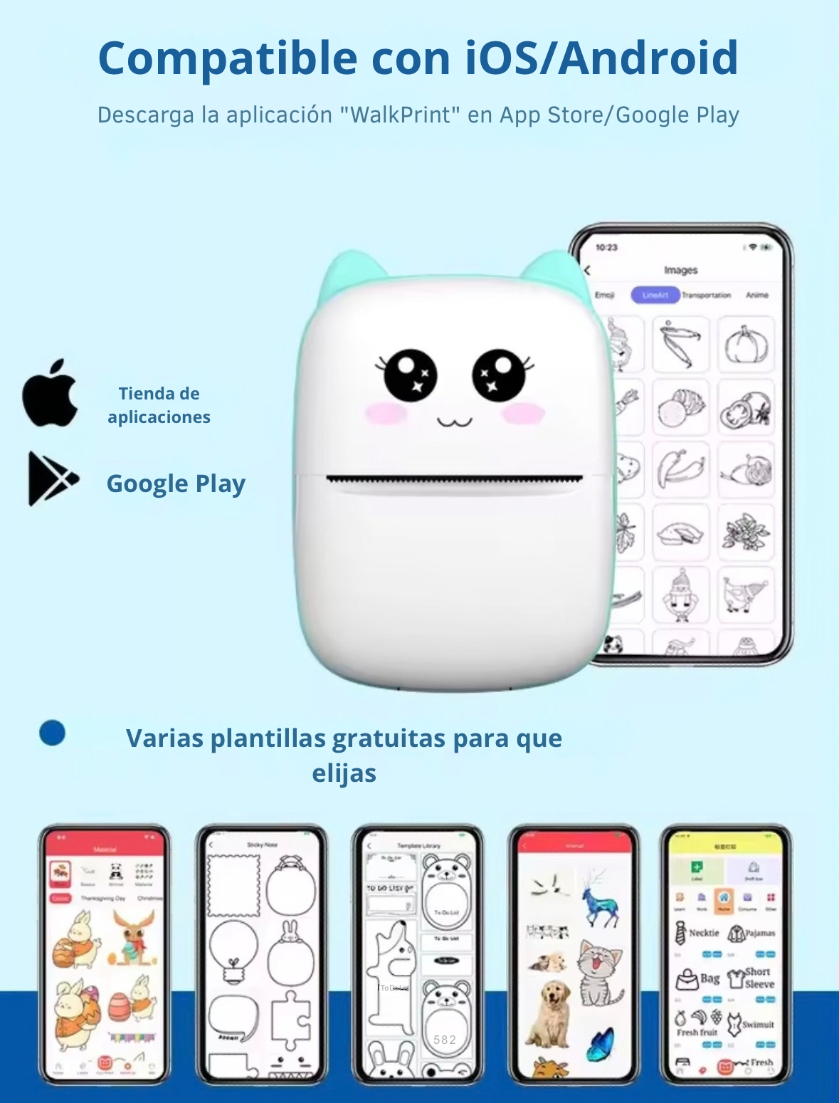 Mini impresora Portátil